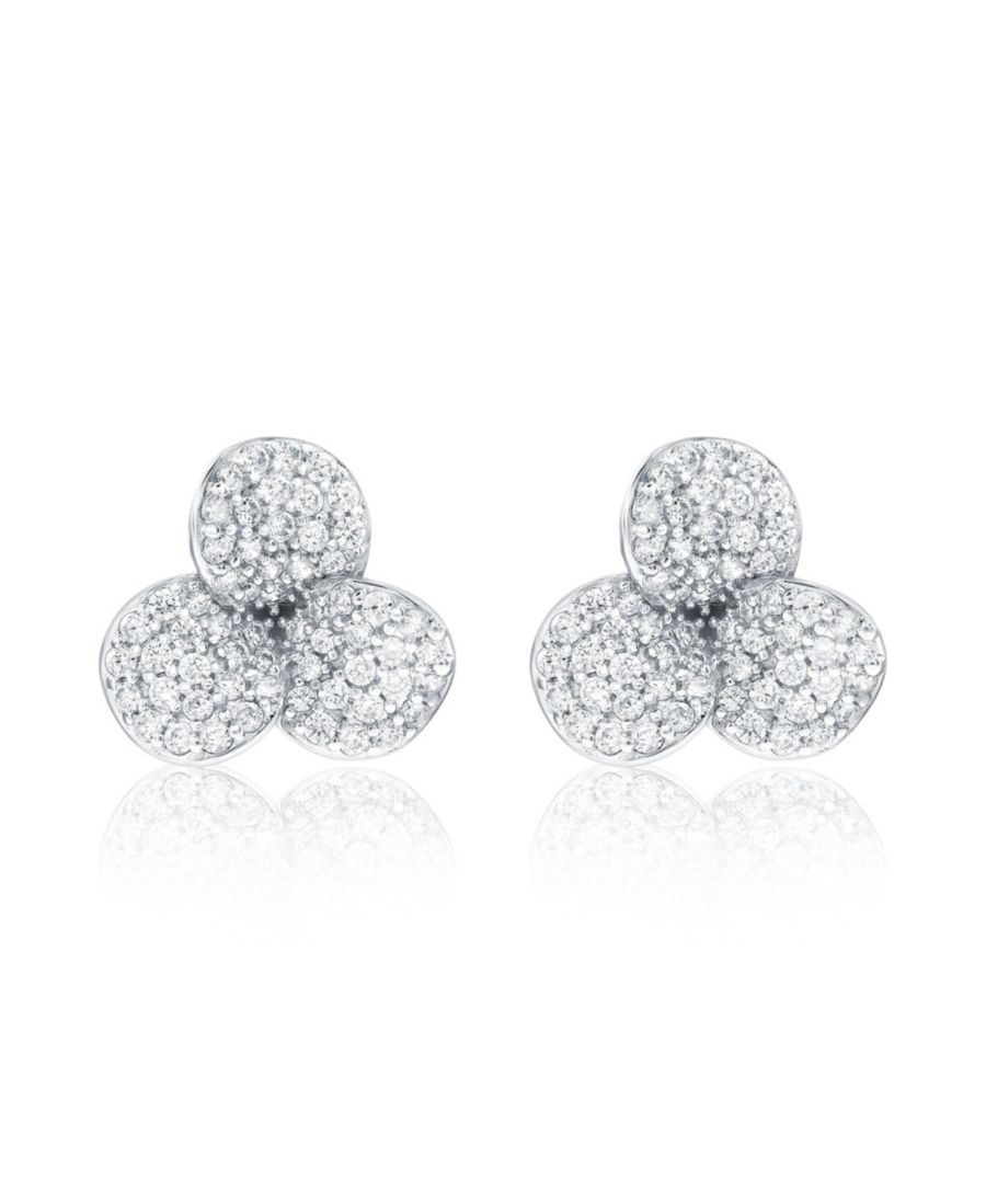 Серьги-гвоздики Suzy Levian из стерлингового серебра с кубическим цирконием в виде цветка Suzy Levian New York, Silver
Серьги-гвоздики Suzy Levian из стерлингового серебра с кубическим цирконием в виде цветка Suzy Levian New York, Silver