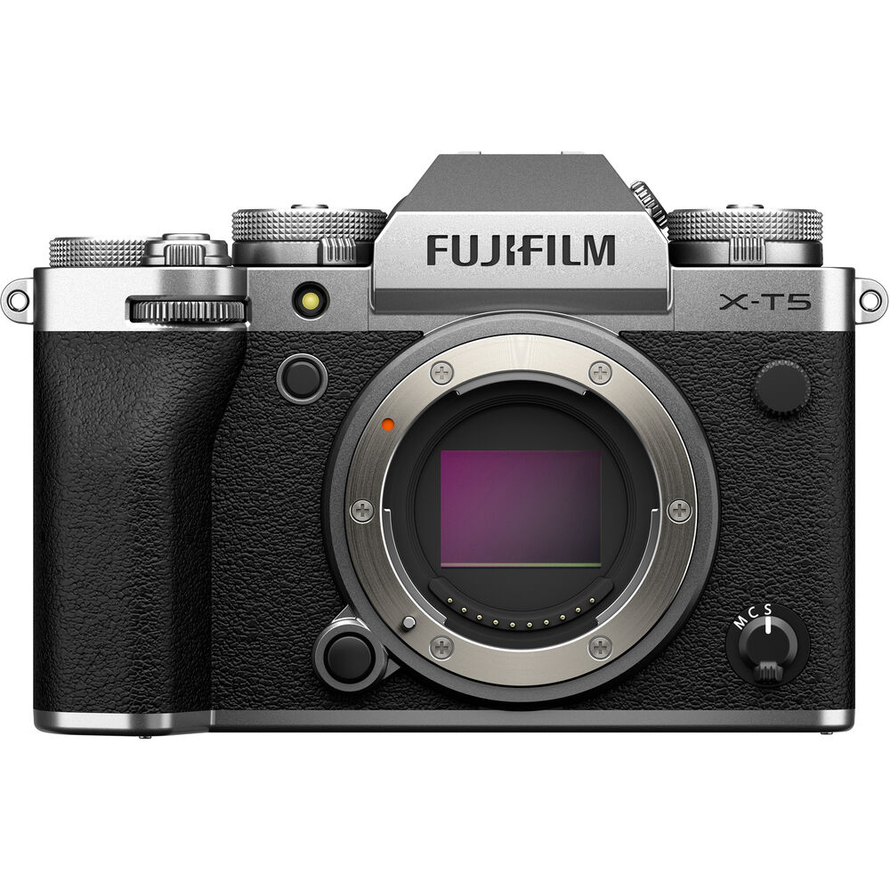 Беззеркальная камера FUJIFILM X-T5 (серебристая)
Беззеркальная камера FUJIFILM X-T5 (серебристая)