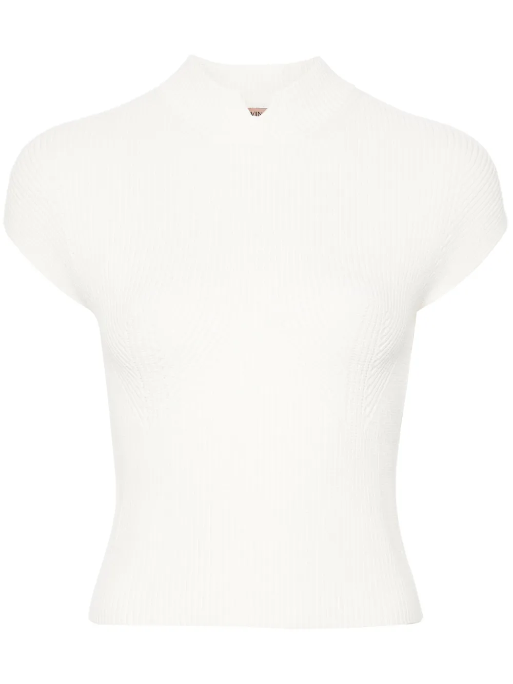 Свитер с отделкой в рубчик Twinset, белый
Свитер с отделкой в рубчик Twinset, белый