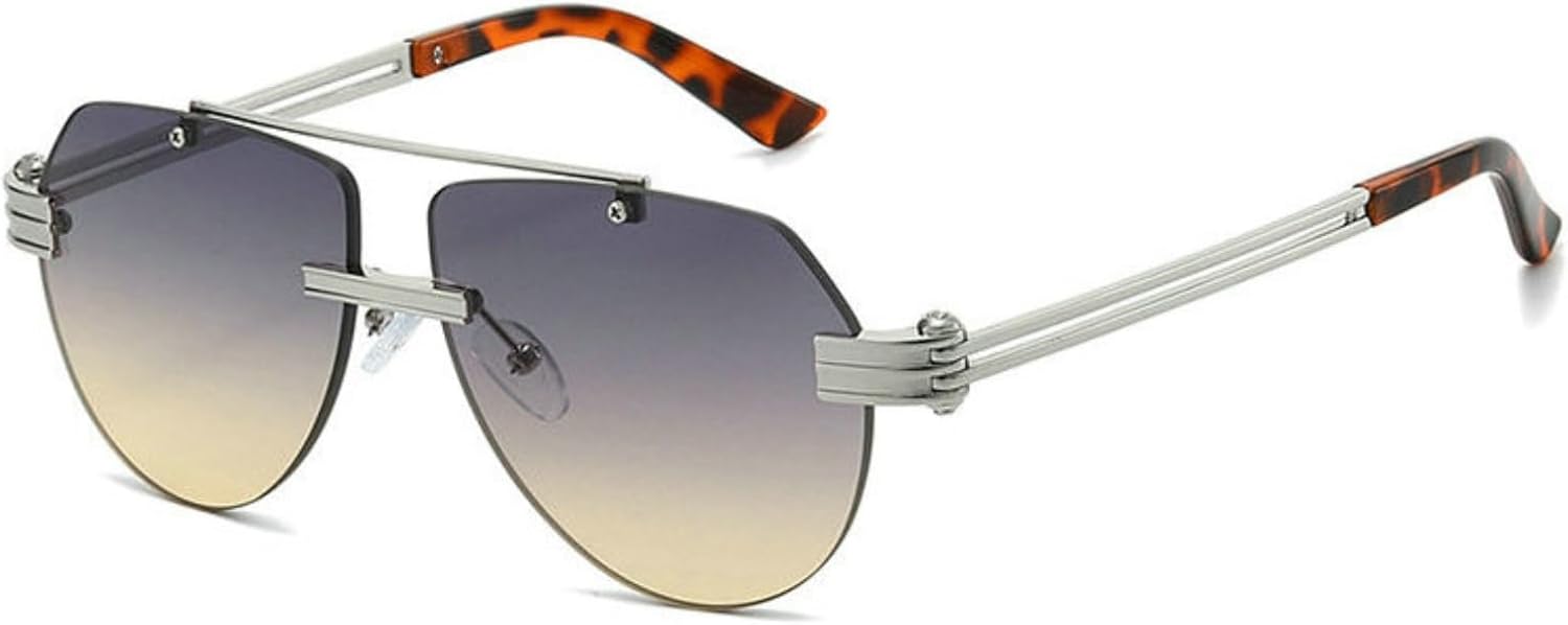 Солнцезащитные очки-пилот COTIA без оправы для мужчин и женщин, винтажные, с двойной перемычкой, квадратной оправой, металлическим каркасом, оригинальные очки, Blue Yellow
Солнцезащитные очки-пилот COTIA без оправы для мужчин и женщин, винтажные, с двойной перемычкой, квадратной оправой, металлическим каркасом, оригинальные очки, Blue Yellow