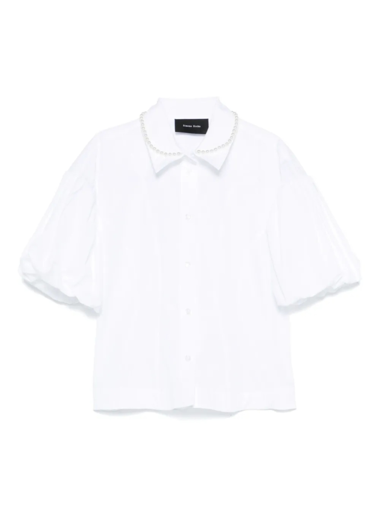 Рубашка, украшенная жемчугом Simone Rocha, белый
Рубашка, украшенная жемчугом Simone Rocha, белый