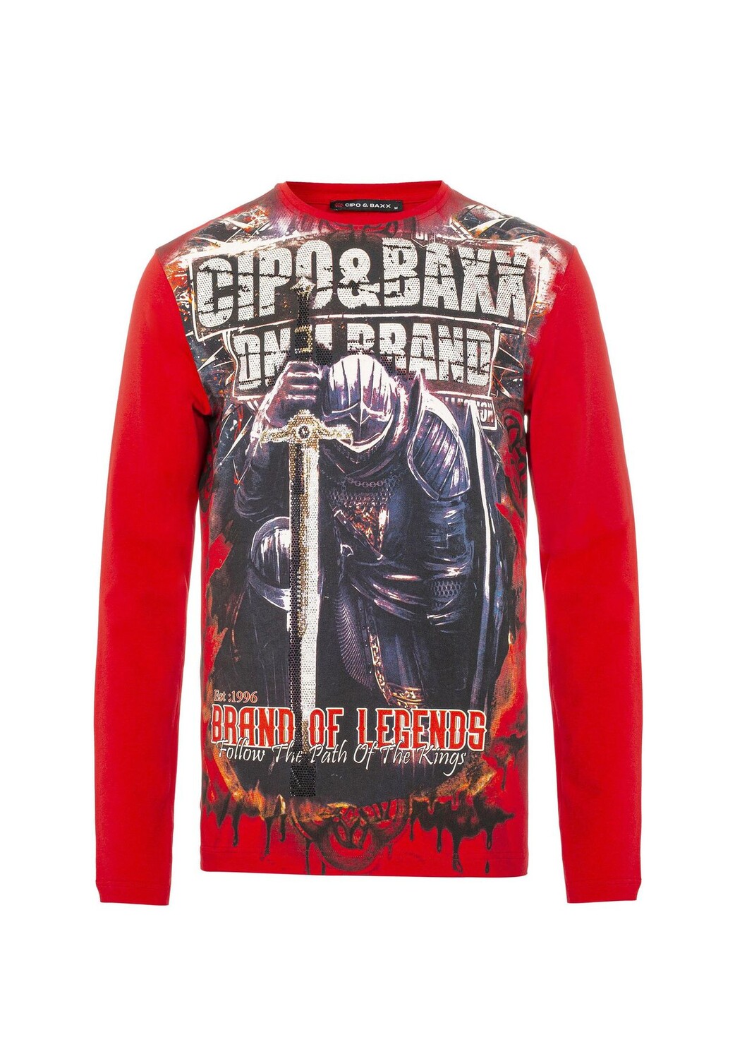 Толстовка с классным внешним видом CIPO & BAXX, красный
Толстовка с классным внешним видом CIPO & BAXX, красный