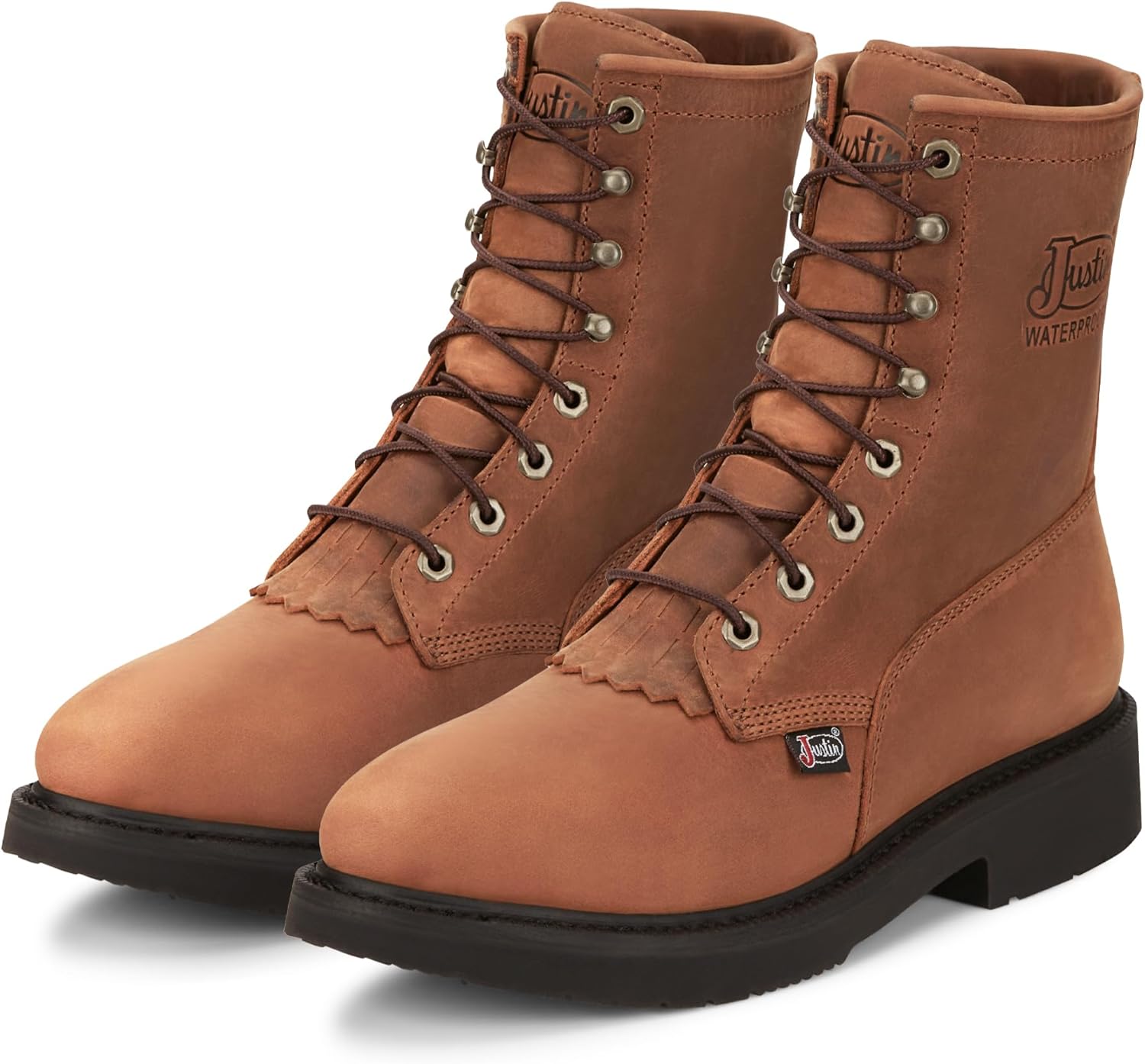 Мужские водонепроницаемые ботинки Justin Livestock 8'' - прочная высококачественная кожа с удобной стелькой и противоскользящей подошвой, устойчивые к электрическому напряжению, Aged Bark
Мужские водонепроницаемые ботинки Justin Livestock 8'' - прочная высококачественная кожа с удобной стелькой и противоскользящей подошвой, устойчивые к электрическому напряжению, Aged Bark
