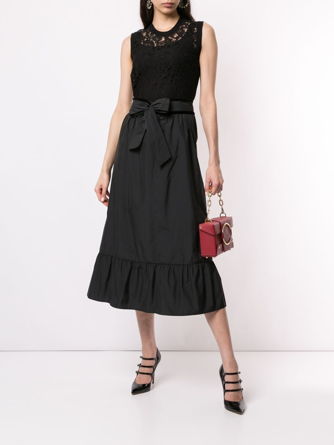 Dolce & Gabbana кружевной топ, черный 
Dolce & Gabbana кружевной топ, черный