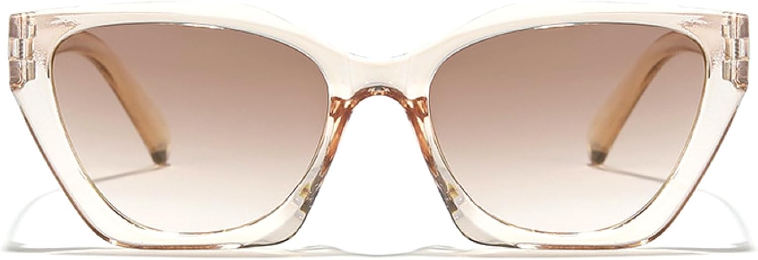 Винтажные солнцезащитные очки «кошачий глаз» для женщин, квадратные солнцезащитные очки в стиле ретро, модные женские солнцезащитные очки с защитой от УФ-излучения mincl, Clear Brown
Винтажные солнцезащитные очки «кошачий глаз» для женщин, квадратные солнцезащитные очки в стиле ретро, модные женские солнцезащитные очки с защитой от УФ-излучения mincl, Clear Brown