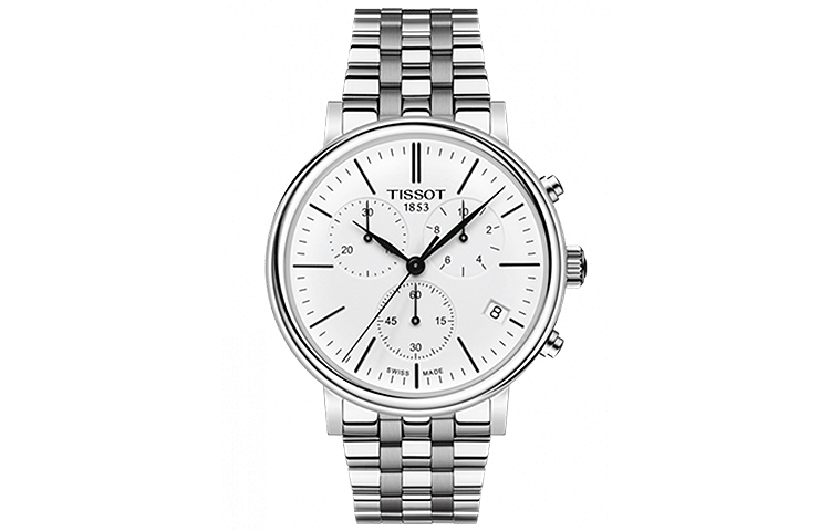 Мужские часы Carson Elite Series с кварцевым механизмом, белый циферблат 41 мм, корпус из нержавеющей стали, браслет из нержавеющей стали Tissot
Мужские часы Carson Elite Series с кварцевым механизмом, белый циферблат 41 мм, корпус из нержавеющей стали, браслет из нержавеющей стали Tissot