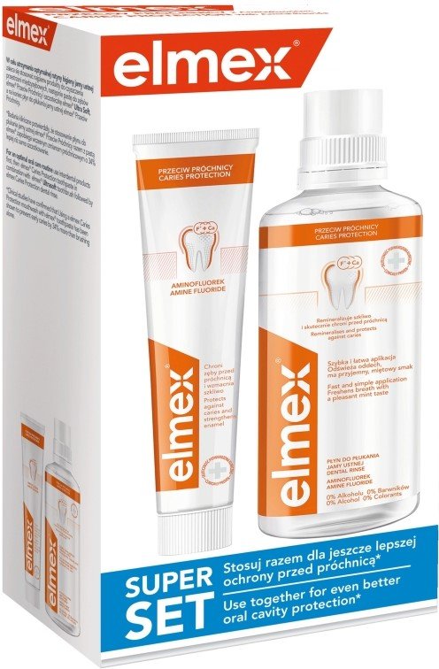 ELMEX Противокариесный ополаскиватель для полости рта 400 мл + ELMEX зубная паста 75 мл
ELMEX Противокариесный ополаскиватель для полости рта 400 мл + ELMEX зубная паста 75 мл