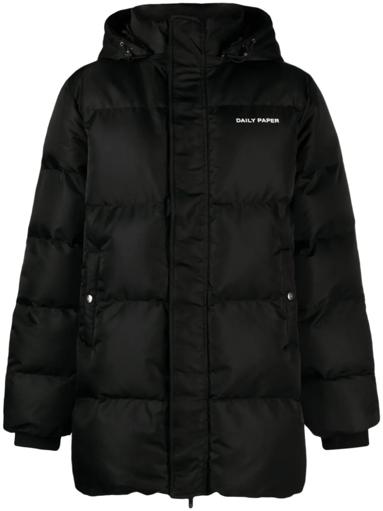 Daily Paper пуховик с капюшоном и логотипом, черный
Daily Paper пуховик с капюшоном и логотипом, черный