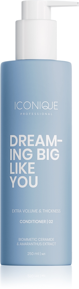 Кондиционер для объема и густоты волос Dreaming Big Like You для максимального объема Iconique Professional, ploniems plaukams 250 мл
Кондиционер для объема и густоты волос Dreaming Big Like You для максимального объема Iconique Professional, ploniems plaukams 250 мл