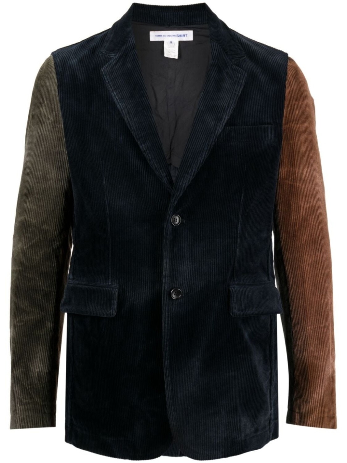 Comme Des Garçons Shirt вельветовый пиджак в стиле колор-блок, синий
Comme Des Garçons Shirt вельветовый пиджак в стиле колор-блок, синий