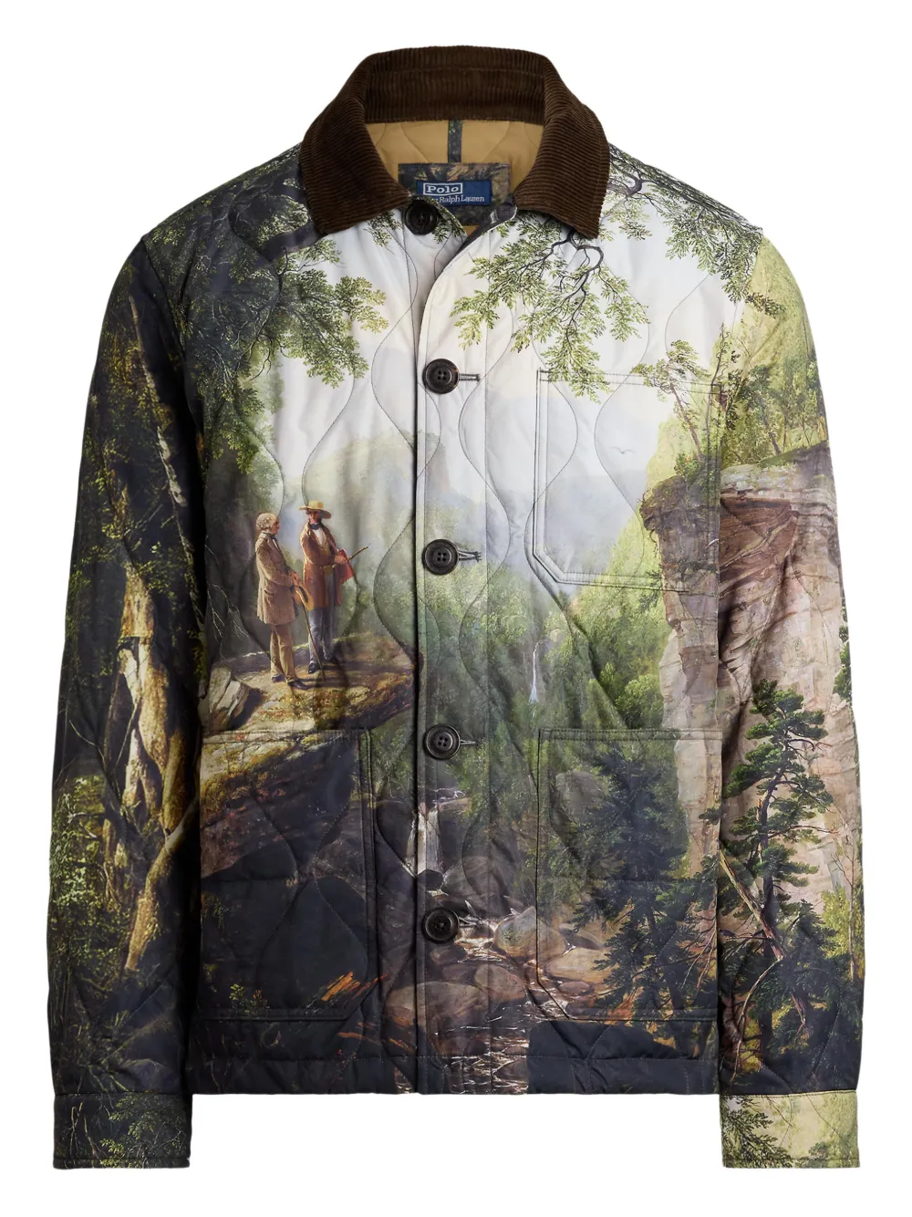 Стеганая рубашка Kindred Spirits с вельветовым воротником Polo Ralph Lauren, зеленый
Стеганая рубашка Kindred Spirits с вельветовым воротником Polo Ralph Lauren, зеленый