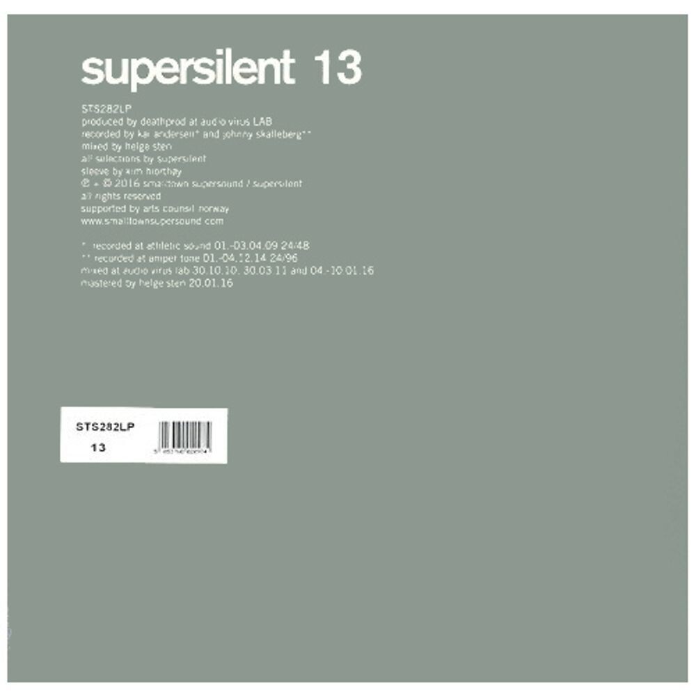 Виниловая пластинка LP 13 - Supersilent
Виниловая пластинка LP 13 - Supersilent