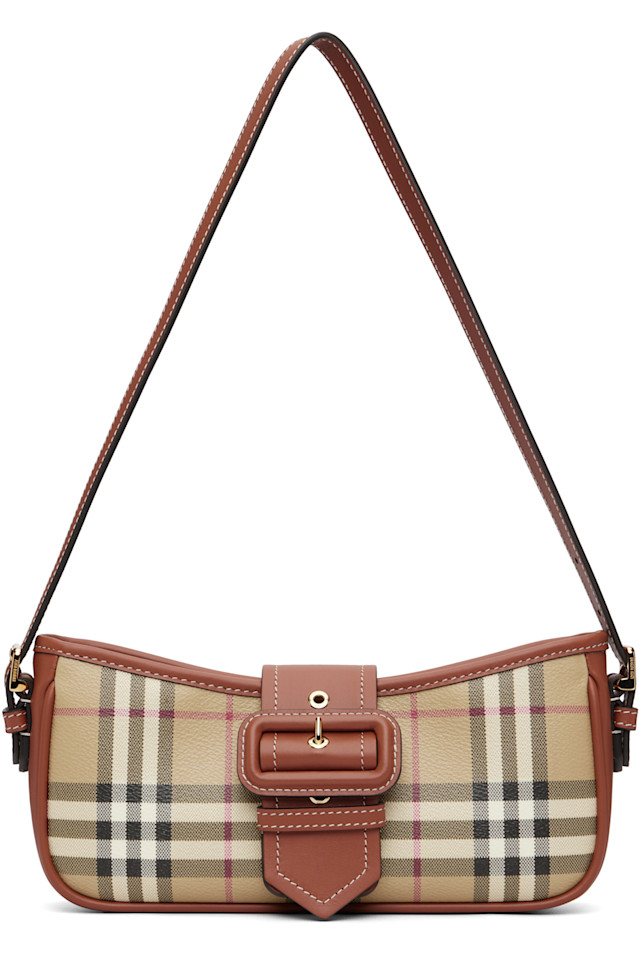 Burberry Винтажная холщовая сумка через плечо бежевого цвета в клетку
Burberry Винтажная холщовая сумка через плечо бежевого цвета в клетку