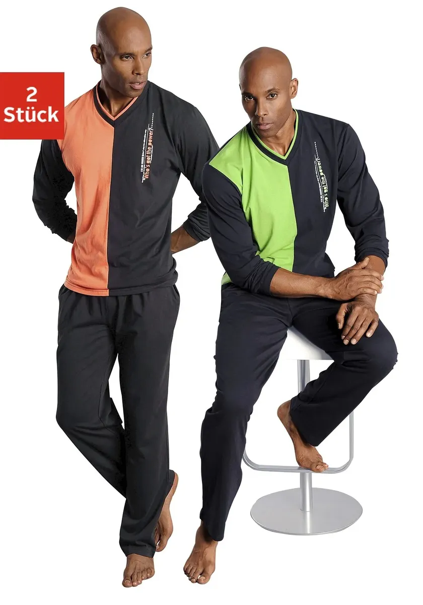 Пижама le jogger (упаковка, 4 шт., 2 шт.), в длинной форме, зеленый
Пижама le jogger (упаковка, 4 шт., 2 шт.), в длинной форме, зеленый