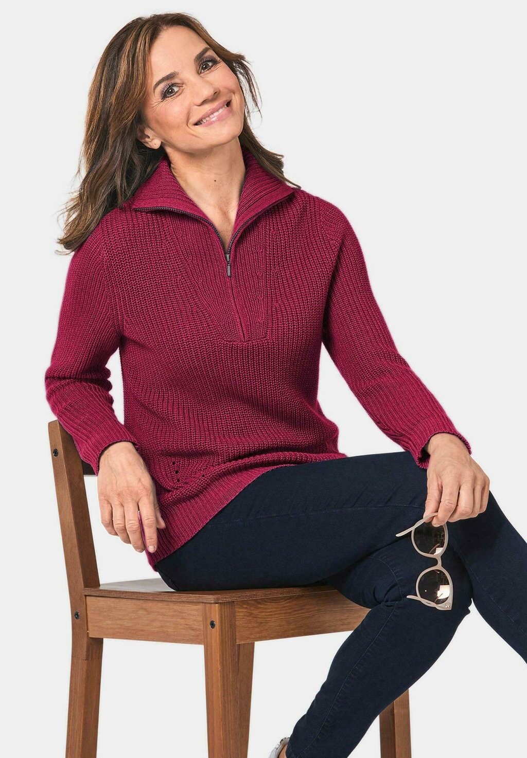 Джемпер GOLDNER, Бордо
Джемпер GOLDNER, Бордо