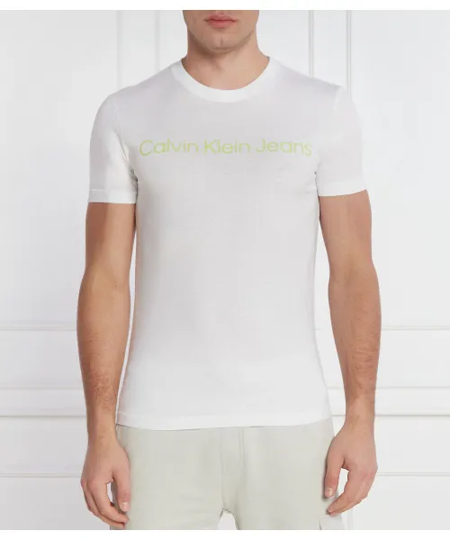 Футболка с логотипом учреждения Slim fit Calvin Klein Jeans, белый
Футболка с логотипом учреждения Slim fit Calvin Klein Jeans, белый