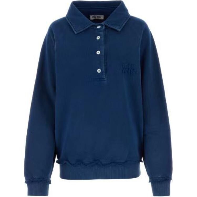 Свитшот женский Miu Miu, синий
Свитшот женский Miu Miu, синий