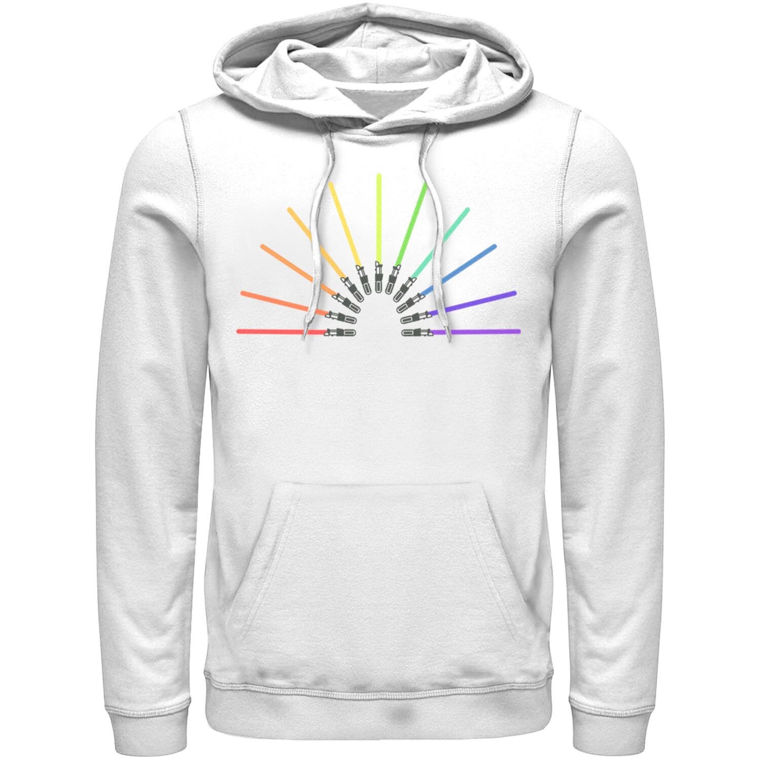 Мужская толстовка с капюшоном Star Wars Pride Rainbow Lightsabers Licensed Character, Белый, Мужская толстовка с капюшоном Star Wars Pride Rainbow Lightsabers Licensed Character
Мужская толстовка с капюшоном Star Wars Pride Rainbow Lightsabers Licensed Character, Белый, Мужская толстовка с капюшоном Star Wars Pride Rainbow Lightsabers Licensed Character