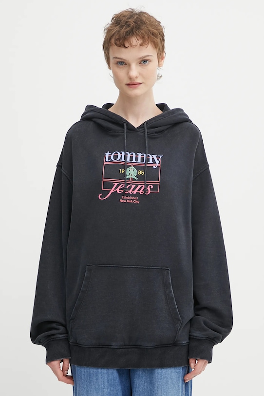 Хлопковая толстовка Tommy Jeans, черный
Хлопковая толстовка Tommy Jeans, черный