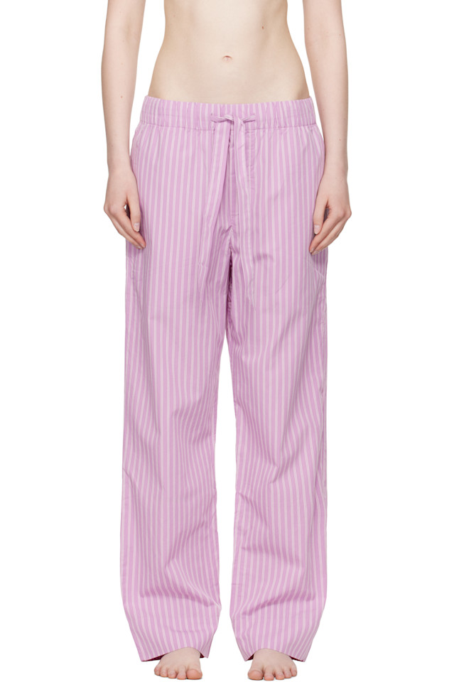 Пижамные брюки из поплина Tekla, мультиколор 
Пижамные брюки из поплина Tekla, мультиколор