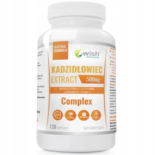Wish, Комплекс экстрактов ладана 500 мг 120 капсул
Wish, Комплекс экстрактов ладана 500 мг 120 капсул
