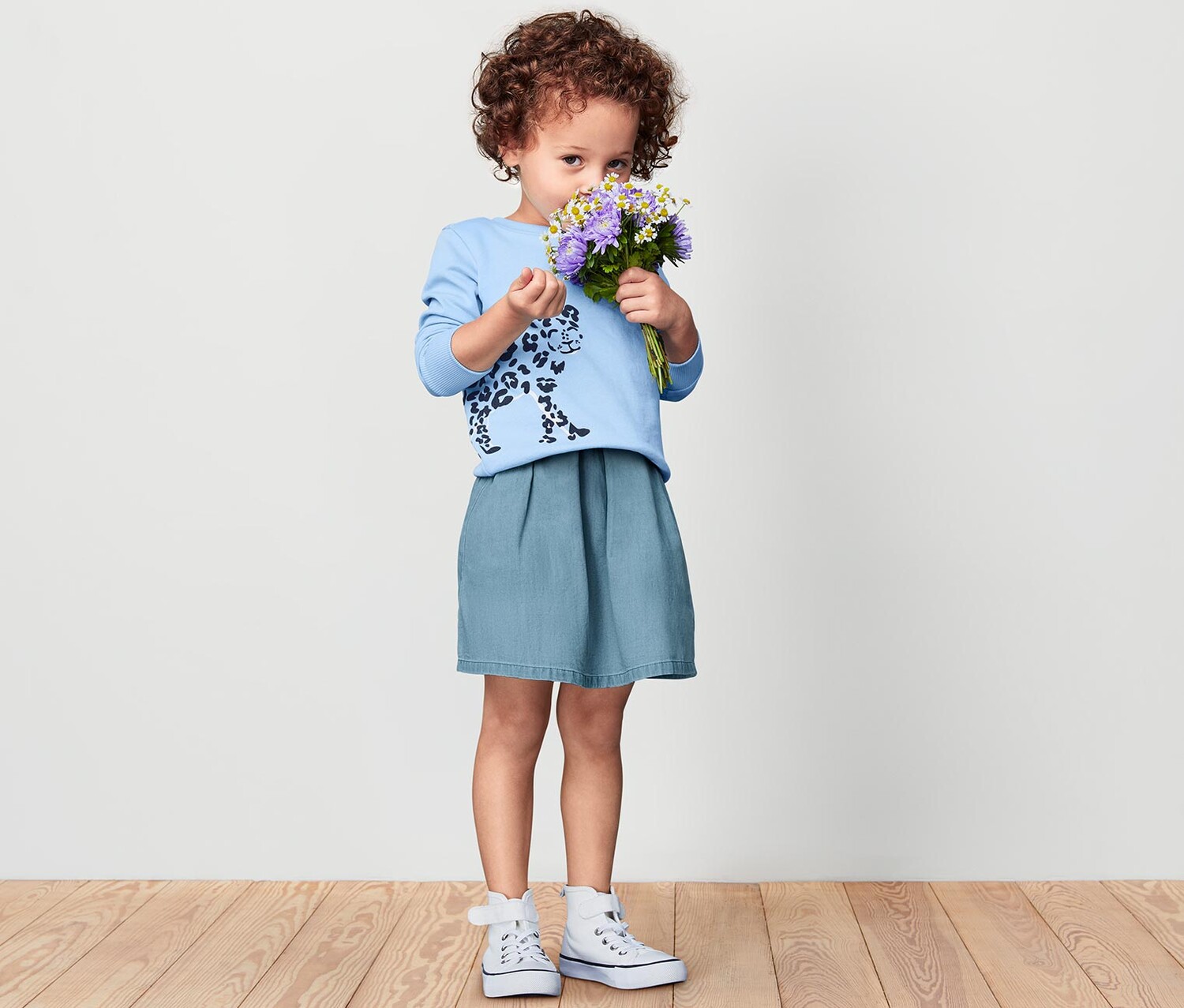 Детская джинсовая юбка Tchibo, средне-синий деним
Детская джинсовая юбка Tchibo, средне-синий деним