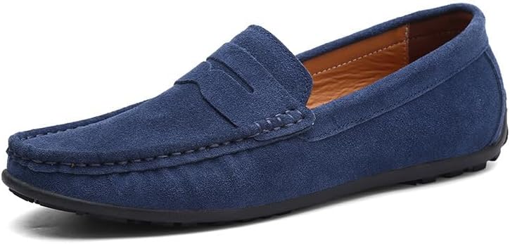 Мужские замшевые слипоны лоферы, повседневная обувь, мокасины-Гоммино, большой размер Waolsu, Shen Blue
Мужские замшевые слипоны лоферы, повседневная обувь, мокасины-Гоммино, большой размер Waolsu, Shen Blue