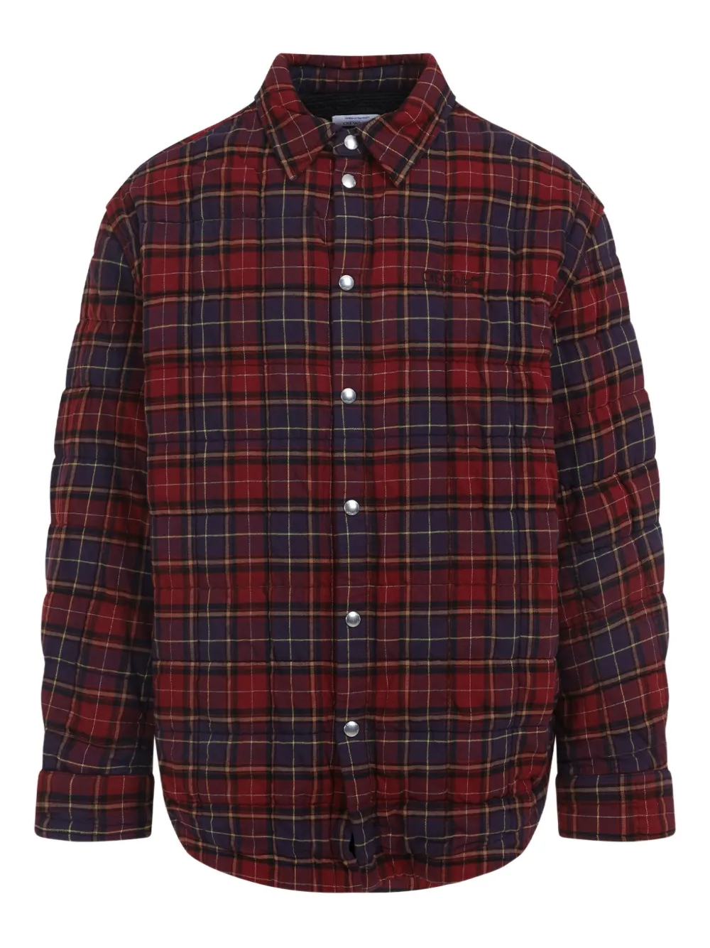 Стеганая клетчатая куртка-рубашка OFF-WHITE, красный
Стеганая клетчатая куртка-рубашка OFF-WHITE, красный