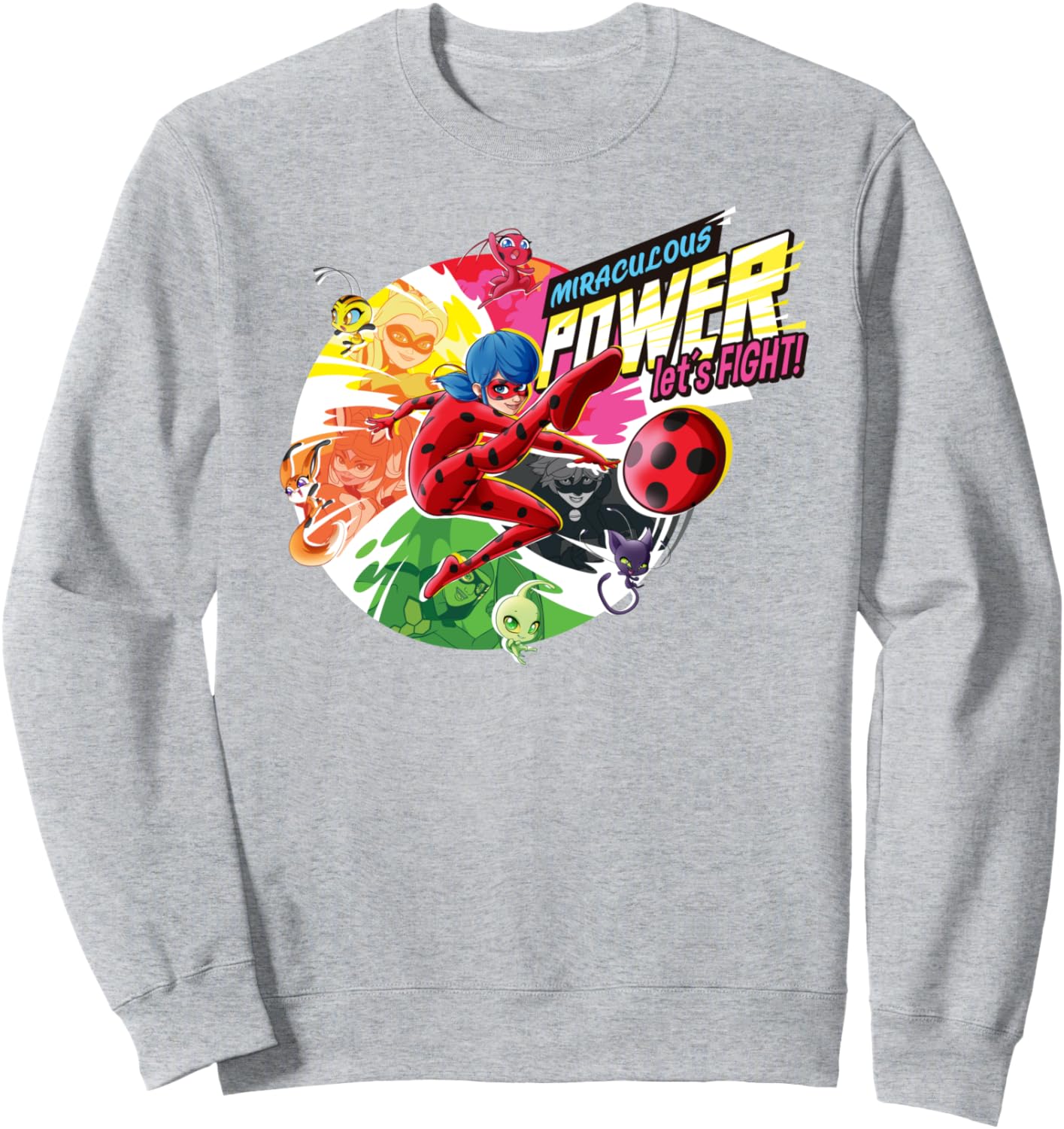 Толстовка Miraculous Collection Ladybug Let's Fight, серый
Толстовка Miraculous Collection Ladybug Let's Fight, серый
