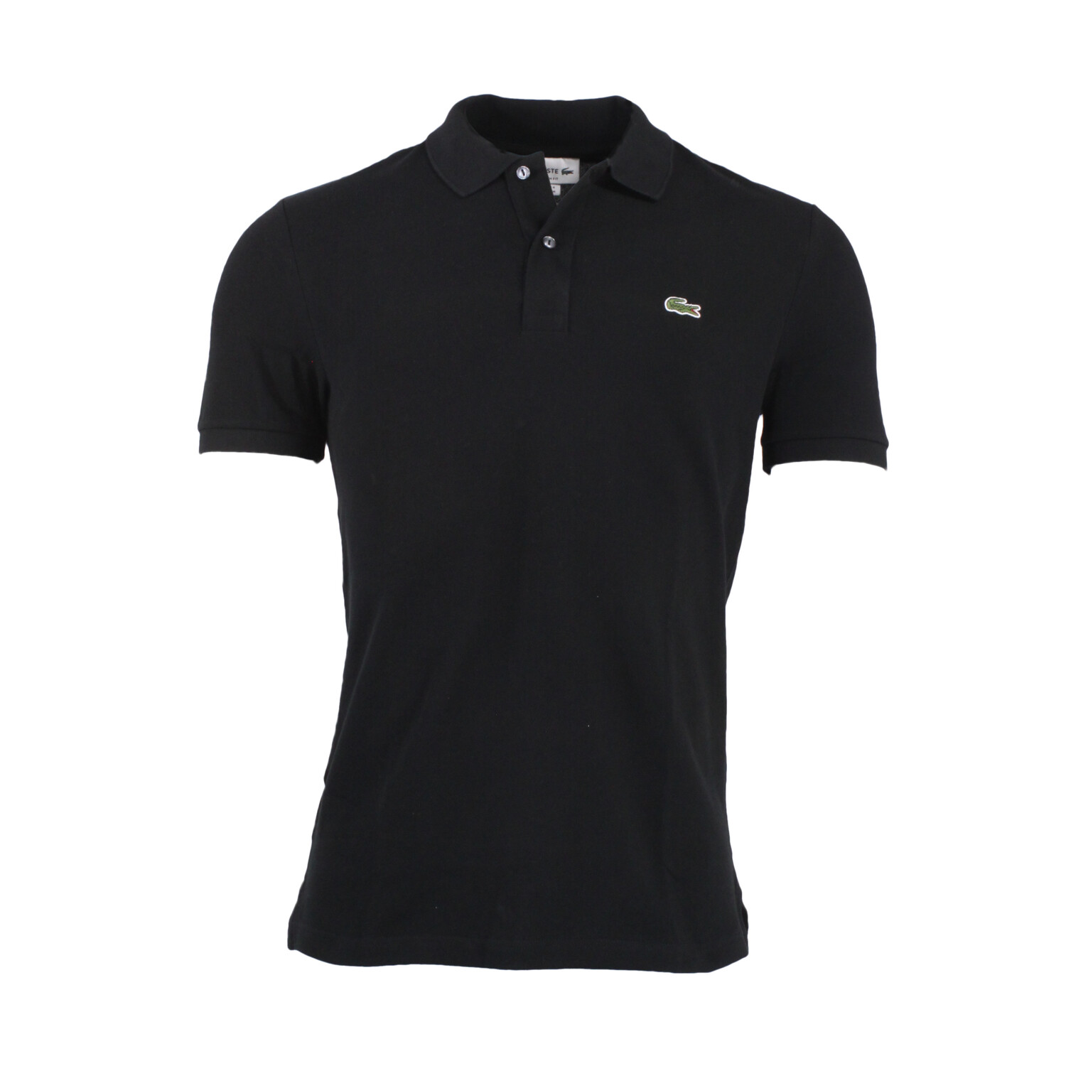 Поло Lacoste halbarm Slim Fit, черный 
Поло Lacoste halbarm Slim Fit, черный