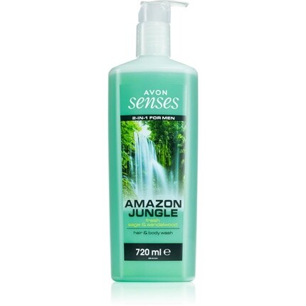 Avon Гель для душа Senses Amazon Jungle для тела и волос для мужчин - 720 мл
Avon Гель для душа Senses Amazon Jungle для тела и волос для мужчин - 720 мл
