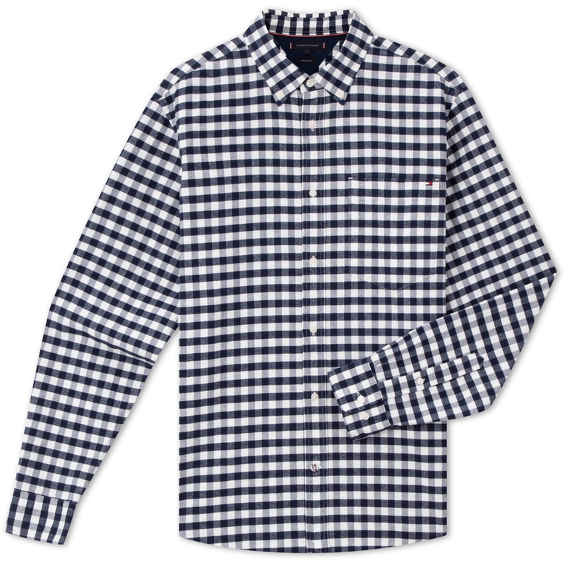 Tommy Hilfiger Рубашка мужская синяя белая клетка
Tommy Hilfiger Рубашка мужская синяя белая клетка