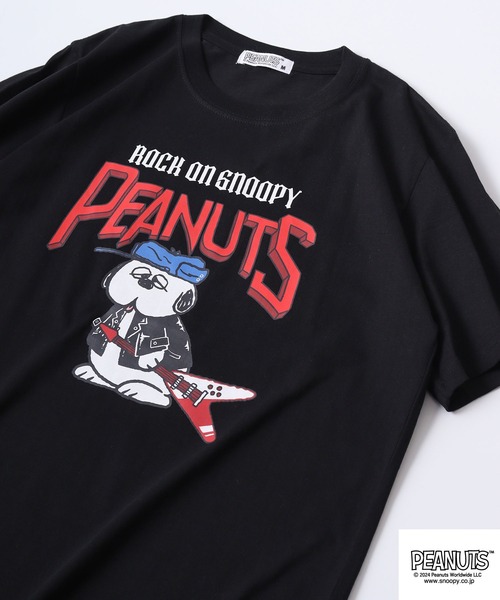 Футболка с коротким рукавом, принт PEANUTS, рок-стиль, черный
Футболка с коротким рукавом, принт PEANUTS, рок-стиль, черный