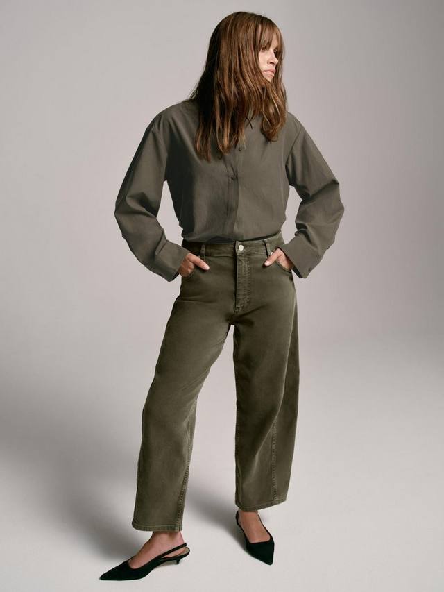 Свободная рубашка с асимметричным подолом Mint Velvet, Green Khaki
Свободная рубашка с асимметричным подолом Mint Velvet, Green Khaki