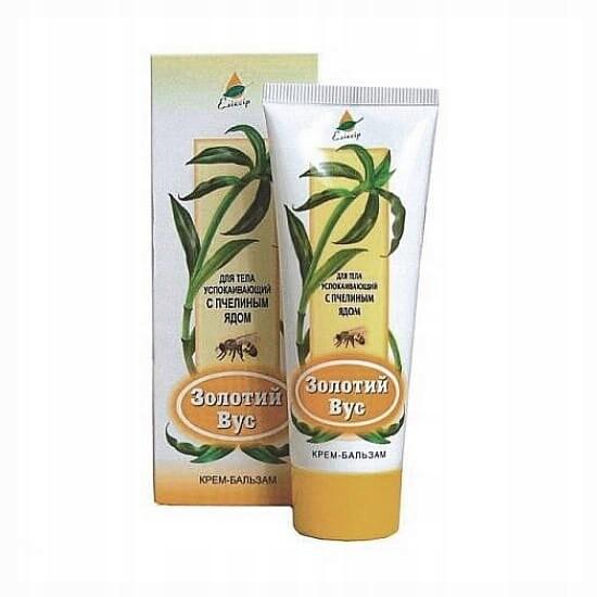 Крем-бальзам Золотой Ус и Пчелиный Яд, 75мл Inna marka
Крем-бальзам Золотой Ус и Пчелиный Яд, 75мл Inna marka
