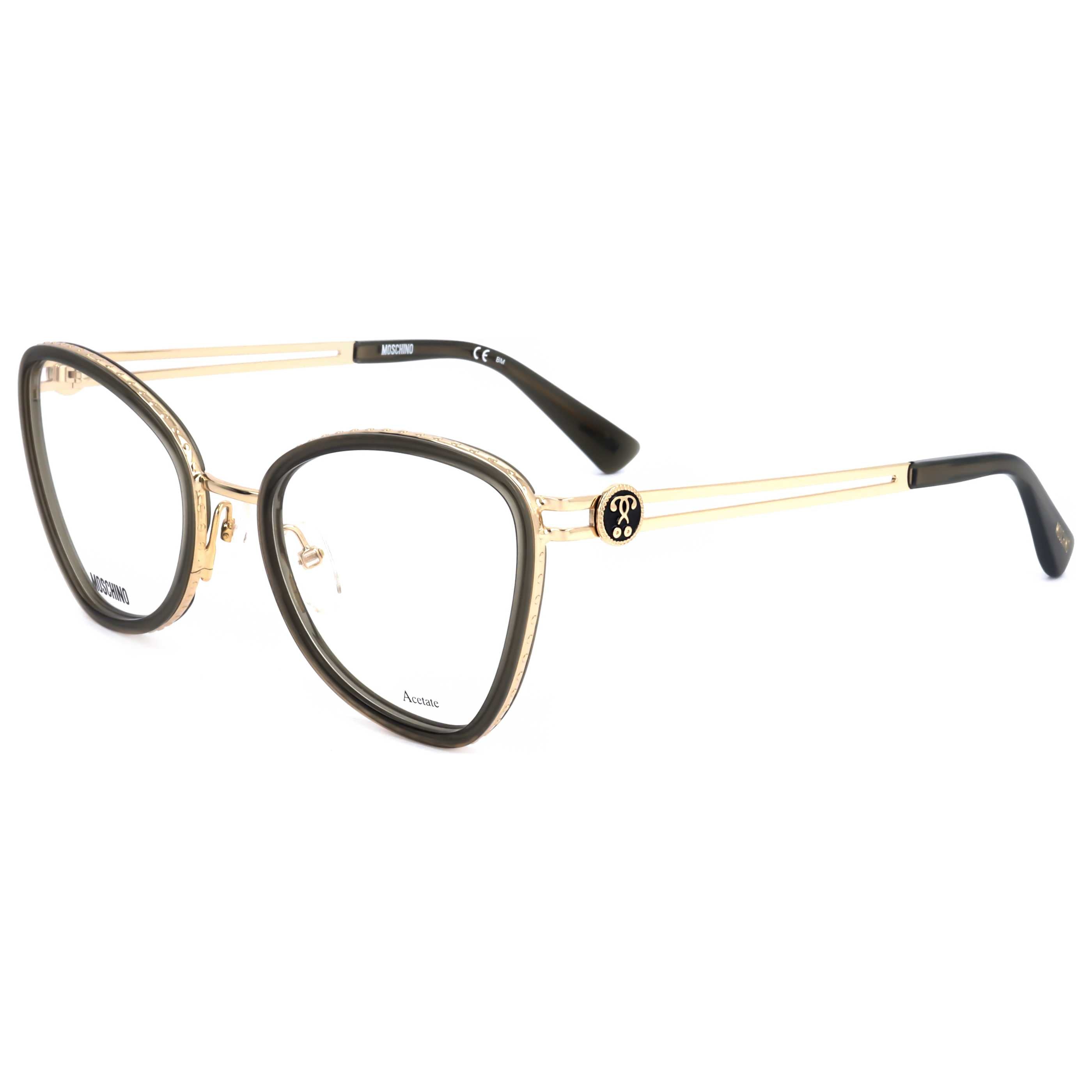 Женские очки Moschino Khaki Opticals 52 мм 
Женские очки Moschino Khaki Opticals 52 мм