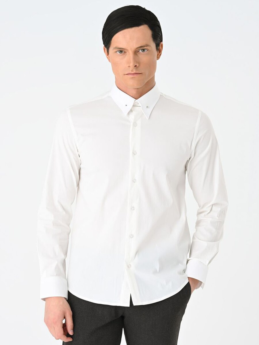Приталенная рубашка на пуговицах Antioch, белый
Приталенная рубашка на пуговицах Antioch, белый