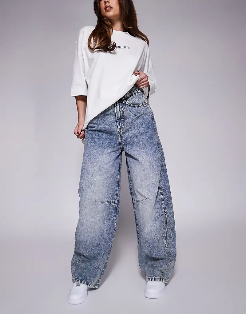 Джинсы Weekend Collective с бочкообразным вырезом синего цвета с отбеливателем ASOS WEEKEND COLLECTIVE
Джинсы Weekend Collective с бочкообразным вырезом синего цвета с отбеливателем ASOS WEEKEND COLLECTIVE