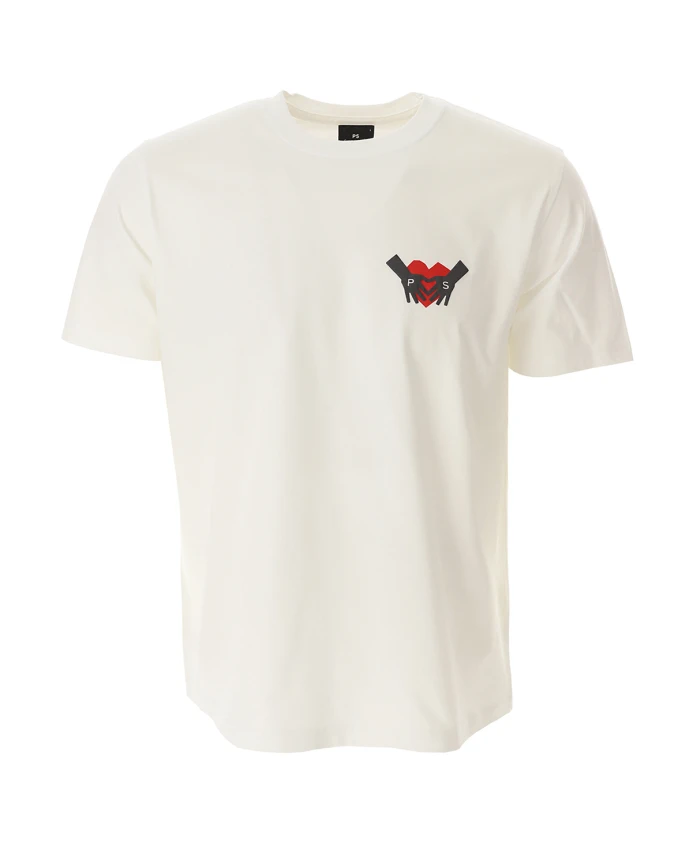 Белая футболка с принтом в виде сердечек Ps By Paul Smith, белый
Белая футболка с принтом в виде сердечек Ps By Paul Smith, белый