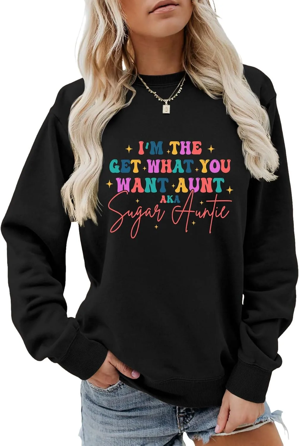 Толстовка Auntie с принтом "I'm the Get What You Want Aunt" Quzawgohe
Толстовка Auntie с принтом "I'm the Get What You Want Aunt" Quzawgohe