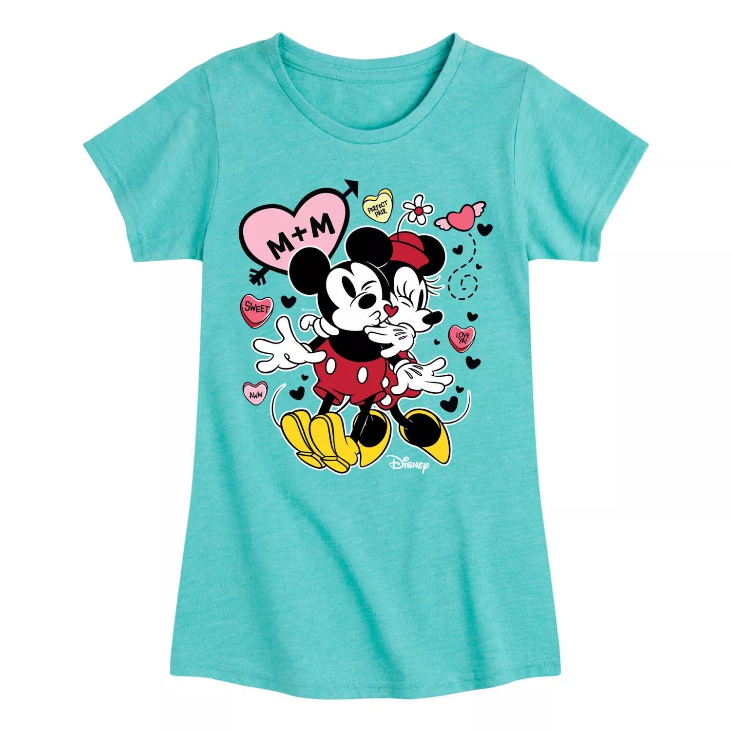 Футболка с рисунком «Поцелуй и объятия» Disney's Mickey Mouse для девочек 7–16 лет Licensed Character
Футболка с рисунком «Поцелуй и объятия» Disney's Mickey Mouse для девочек 7–16 лет Licensed Character