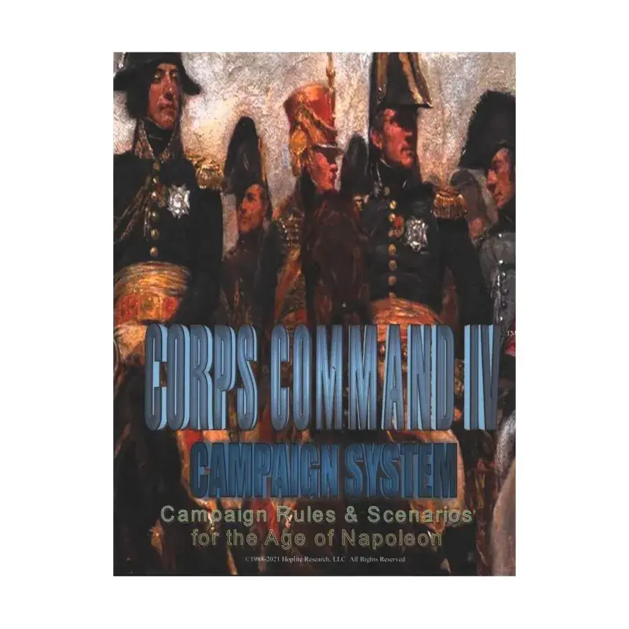 Кампании Corps Command 4.0 — Война в эпоху Наполеона, Miniature Rules (Hoplite Research)
Кампании Corps Command 4.0 — Война в эпоху Наполеона, Miniature Rules (Hoplite Research)