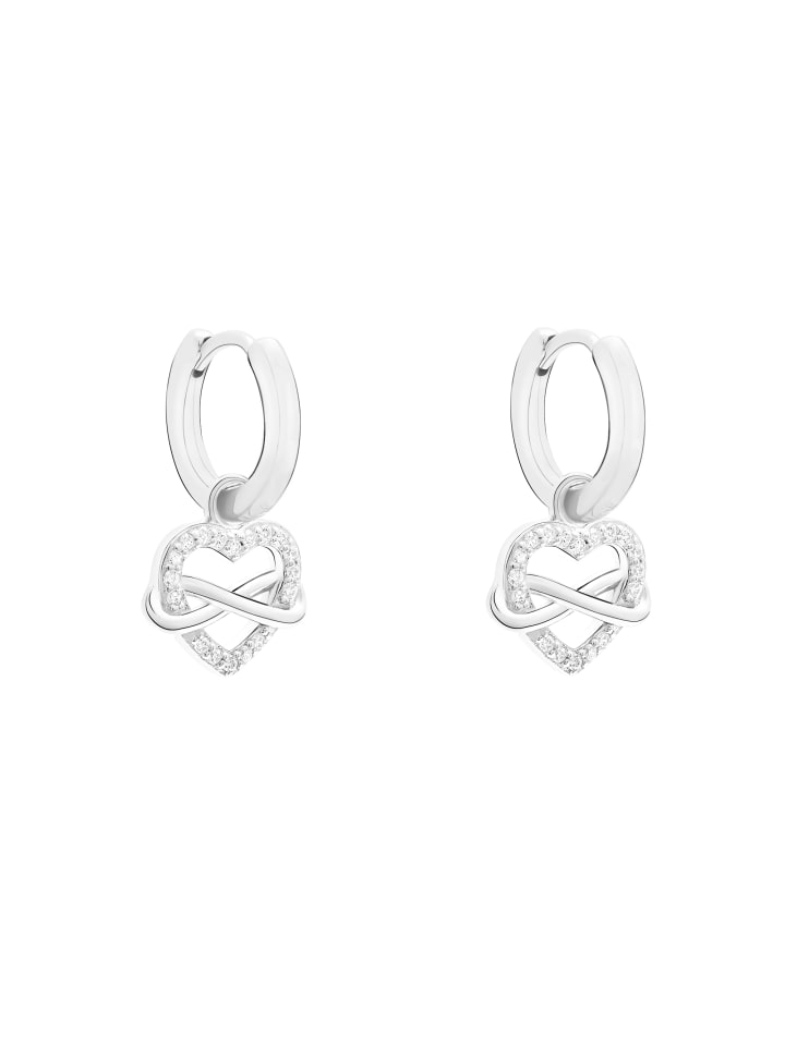 s.Oliver Серьги-кольца в форме сердца «бесконечность» из серебра
s.Oliver Серьги-кольца в форме сердца «бесконечность» из серебра