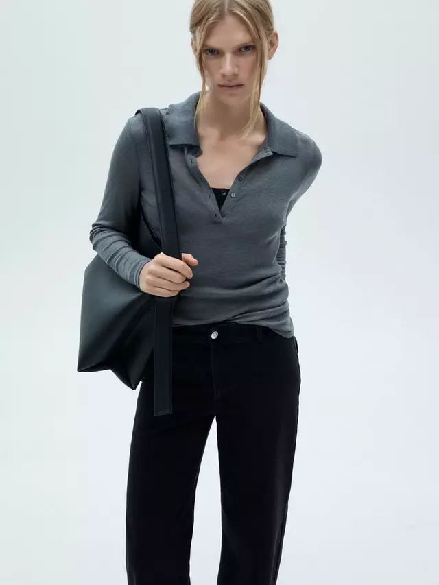 Джинсы Mango Catherin Mid Rise Wide Leg, черный
Джинсы Mango Catherin Mid Rise Wide Leg, черный