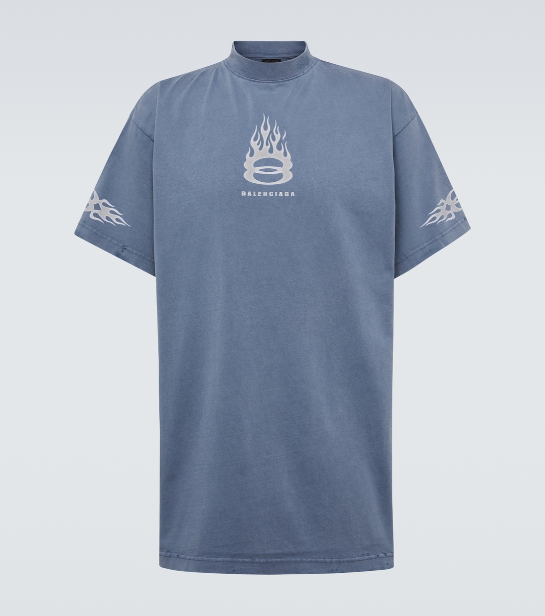 Футболка Burning Unity из хлопкового джерси Balenciaga, Washed Out Blue
Футболка Burning Unity из хлопкового джерси Balenciaga, Washed Out Blue