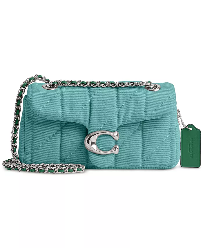 Сумка через плечо Tabby 20 в стеганом дениме COACH, зеленый
Сумка через плечо Tabby 20 в стеганом дениме COACH, зеленый