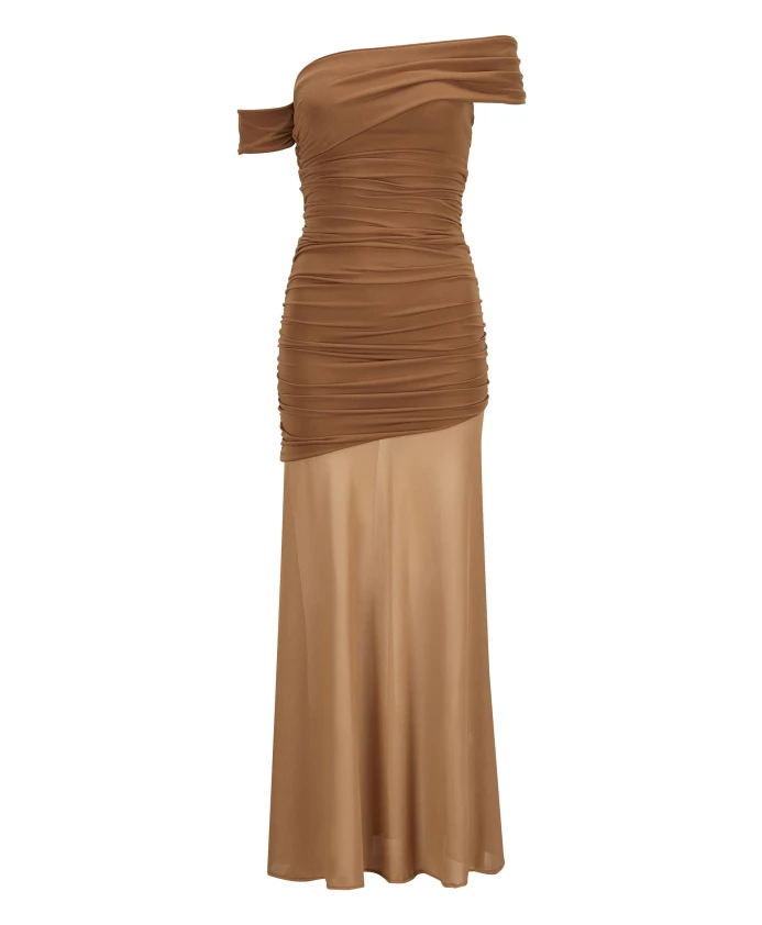 Сетчатое макси-платье Iwalia Nicowa, коричневый
Сетчатое макси-платье Iwalia Nicowa, коричневый