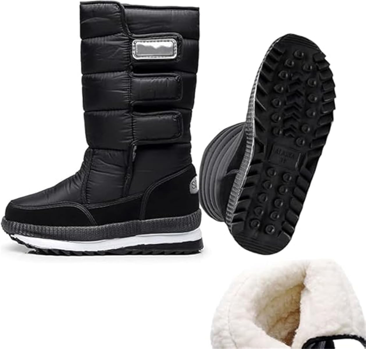 Мужские зимние снежные ботинки SkiPdrDa водонепроницаемые легкие теплые модные ботинки средней высоты, черный
Мужские зимние снежные ботинки SkiPdrDa водонепроницаемые легкие теплые модные ботинки средней высоты, черный