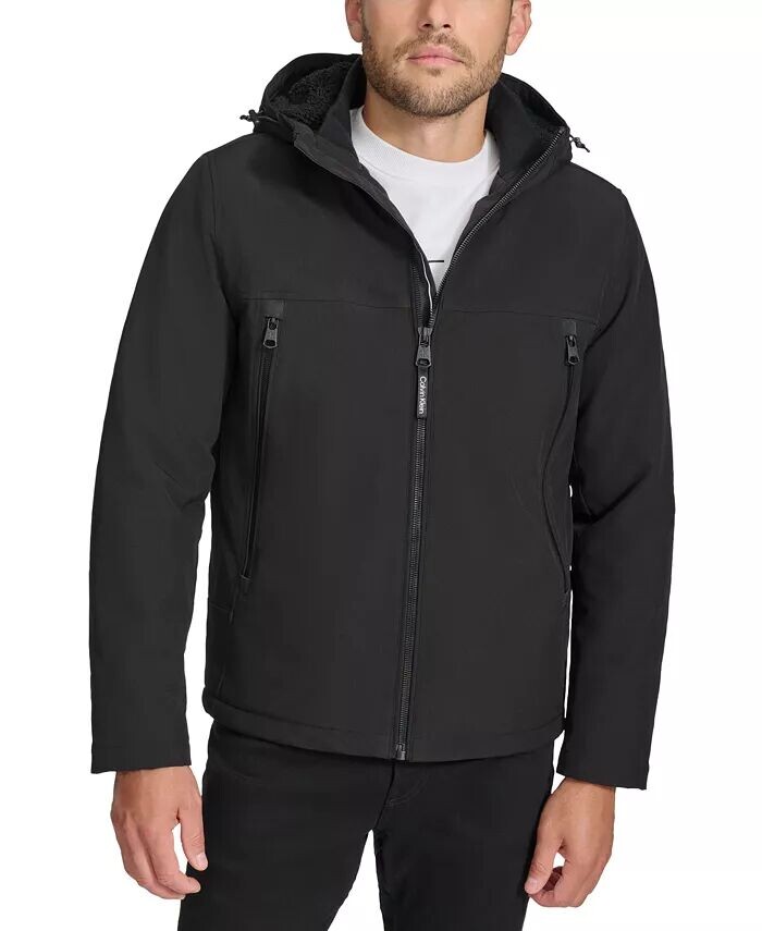 Мужская куртка Infinite Stretch Soft Shell с подкладкой из шерпы Calvin Klein, черный
Мужская куртка Infinite Stretch Soft Shell с подкладкой из шерпы Calvin Klein, черный