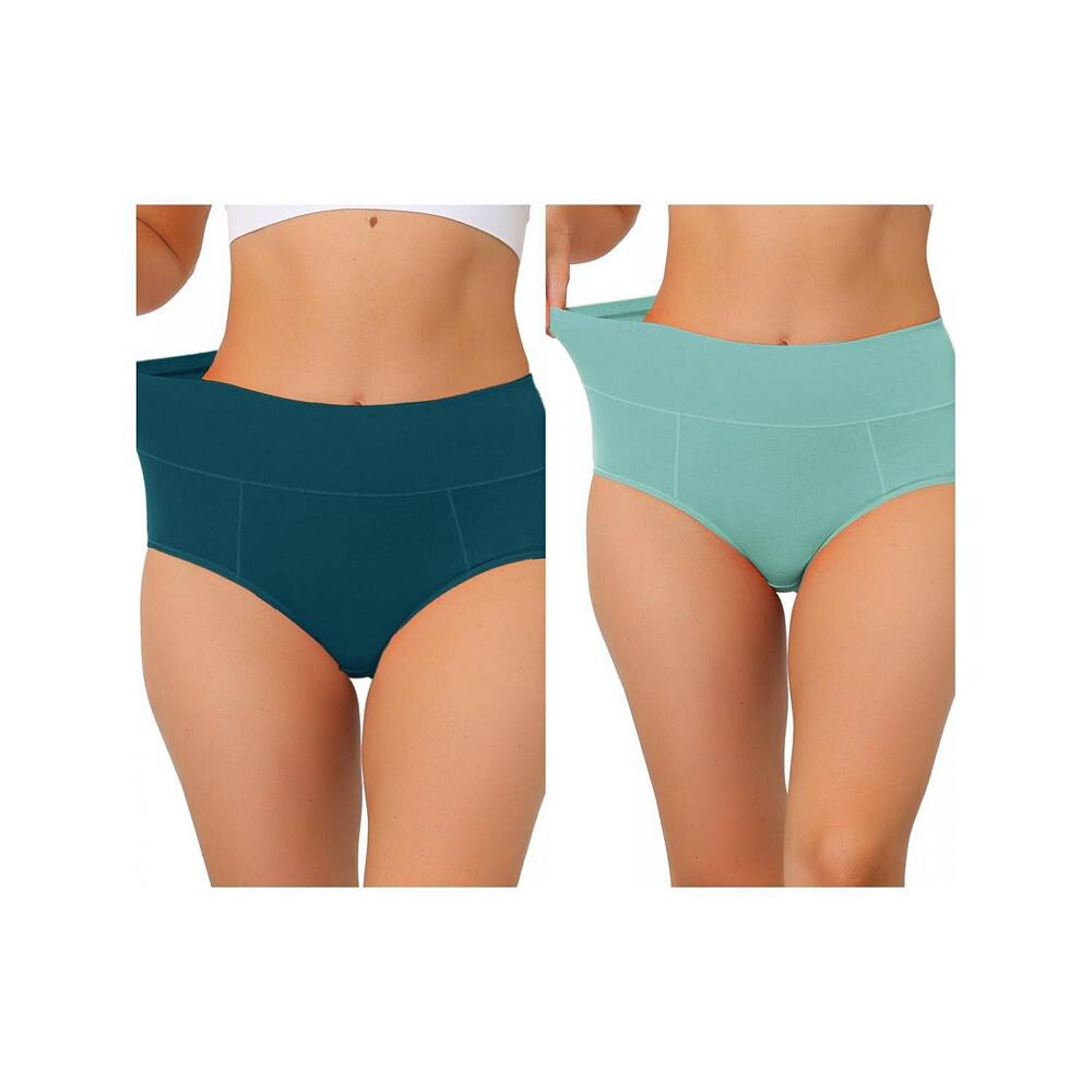 2 упаковки женского хлопкового нижнего белья с высокой талией (доступны в размерах больших размеров), нижнего белья Muti-color ALLEGRA K, цвет Blue Macaron Green
2 упаковки женского хлопкового нижнего белья с высокой талией (доступны в размерах больших размеров), нижнего белья Muti-color ALLEGRA K, цвет Blue Macaron Green